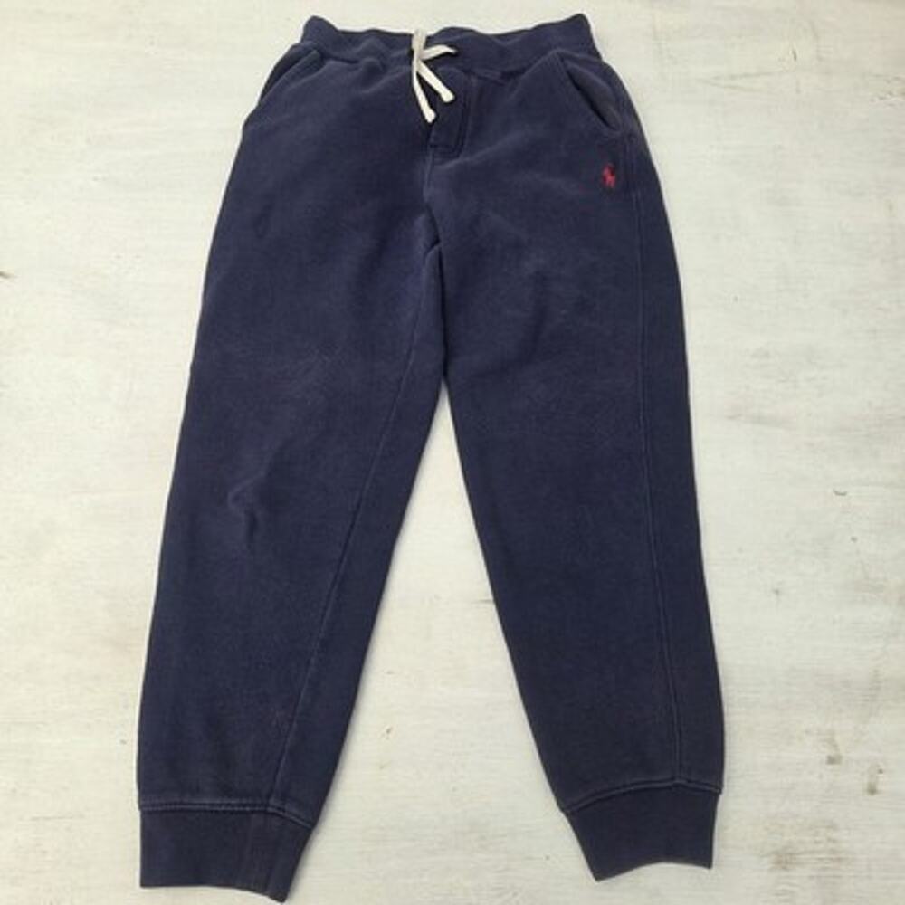 Polo Ralph Lauren Pants Youth Medium 10-12 Blue Jogger Sweatpants